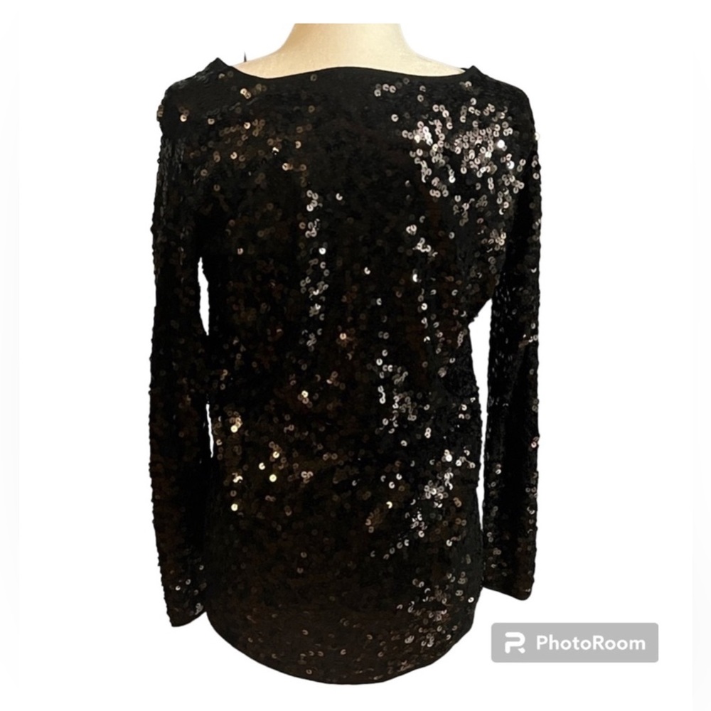 Boston Proper sequin top - Picture 3 of 5